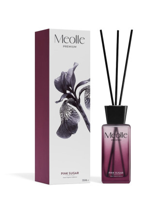 Odorizant cu bețișoare parfumate Meolle 250 ml – Pink Sugar
