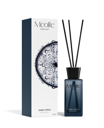 Odorizant cu bețișoare parfumate Meolle 250 ml – Dark Citrus